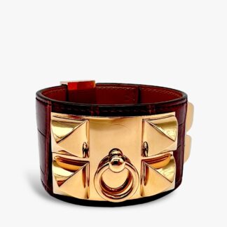 HERMÈS - COLLIER DE CHIEN COCCODRILLO