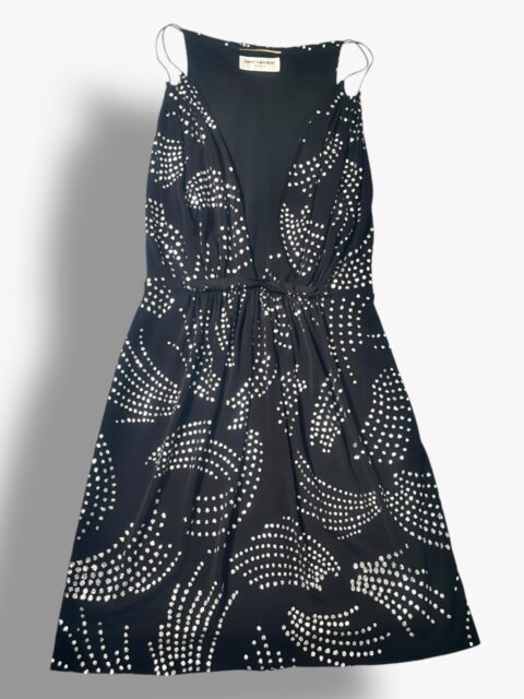 YVES SAINT LAURENT – ABITO SCOLLATO CON STRASS