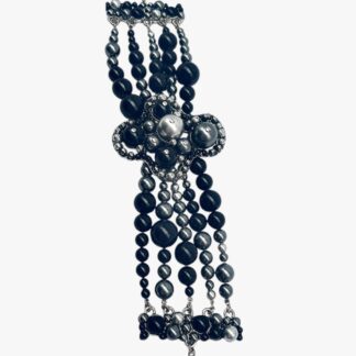 CHANEL - BRACCIALE MACHETTE CHANEL FILI DI PERLE