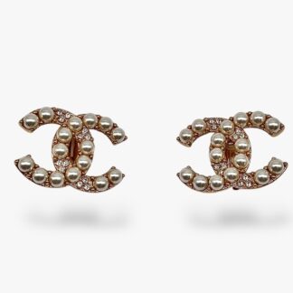 CHANEL - ORECCHNI DOPPIE CC GRANDI A CLIP