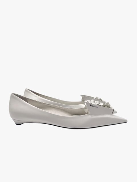 PRADA – BALLERINE IN PELLE SPAZZOLATA 39