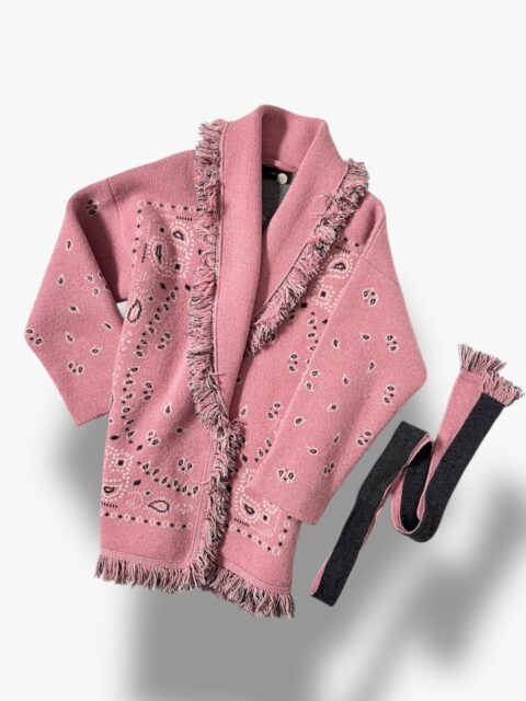 ALANUI – BANDANA JACQUARD CARDIGAN