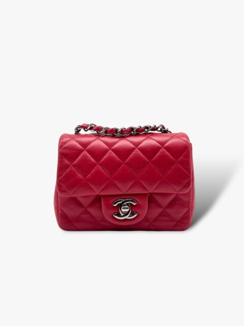 CHANEL – BORSA MINI SQUARE AGNELLO