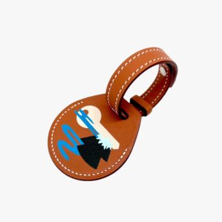 HERMES - PORTACHIAVI APPLE AIRTAG "PICTO MONTAGNE"