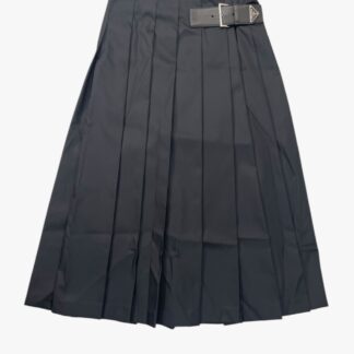 PRADA - GONNA MIDI PLISSETTATA IN GABARDINE