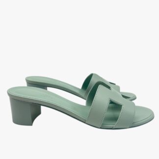 HERMÈS - SANDLO OASIS IN PELLE CON TACCO