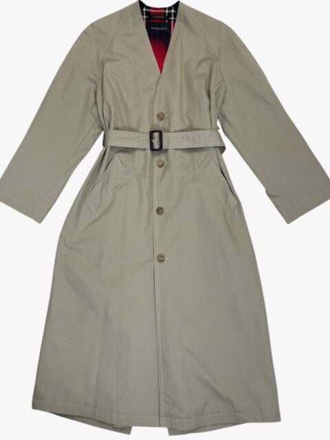 BALENCIAGA – TRENCH COAT IMPERMEABILE COTONE