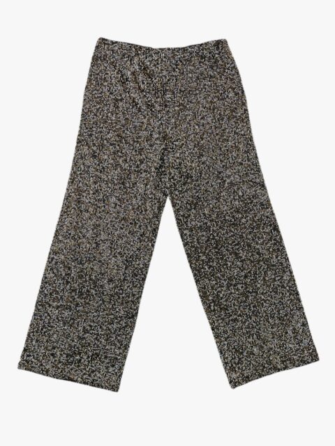SORELLE FONTANA – PANTALONE PALAZZO CON LAVORAZIONE CANNNUCCE