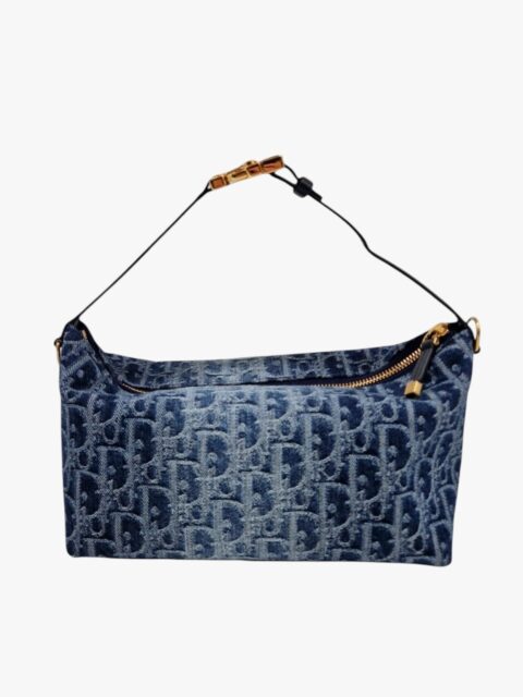 DIOR – POCHETTE MEDIA TRAVEL NOMAD TESSUTO DENIM