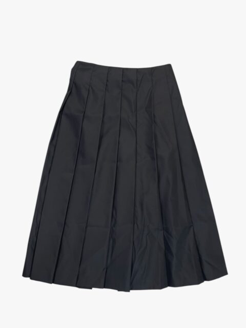 PRADA – GONNA MIDI PLISSETTATA IN GABARDINE