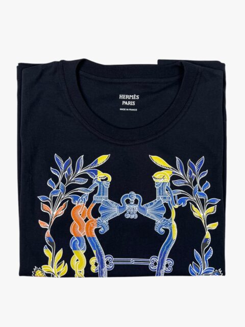 HERMÈS – T-SHIRT STMAPA “LA CAVALLERIA” JERSEY DI COTONE