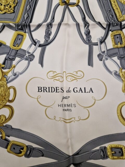 HERMÈS – CARRÉ 90 “BRIDES DE GALA” SETA