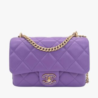CHANEL - BORSA SINGLE FLAP MATELASSE AGNELLO