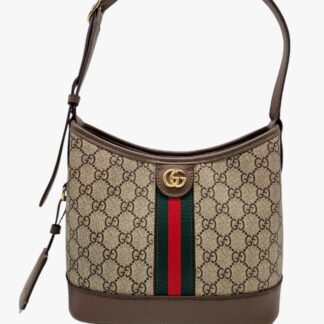 GUCCI - BORSA OPHIDIA FASCIA WEB PICCOLA A SPALLA TESSUTO SUPREME