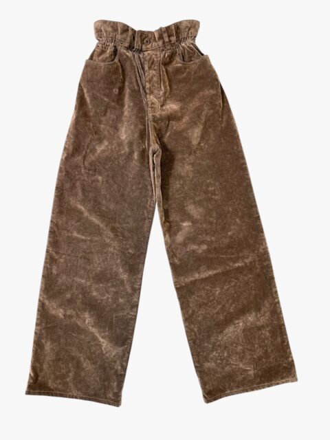 MIU MIU – PANTALONE TESSUTO EFFETTO VELLUTO