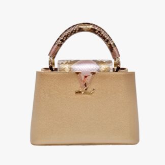 LOUIS VUITTON - BORSA CAPUCINES BB CON PELLE ESOTICA PITONE