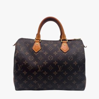 LOUIS VUITTON - BORSA SPEEDY 30 TELA MONOGRAM E VACCHETTA
