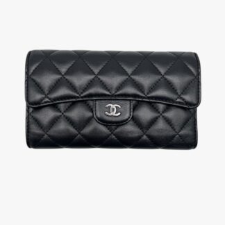 CHANEL - PORTAFOGLIO CLASSICO CON PATTA PELLE ANGELLO