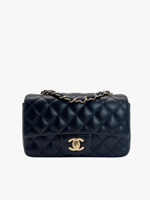 CHANEL – BORSA CLASSICA PICCOLA A TRACOLLA PELLE AGNELLO