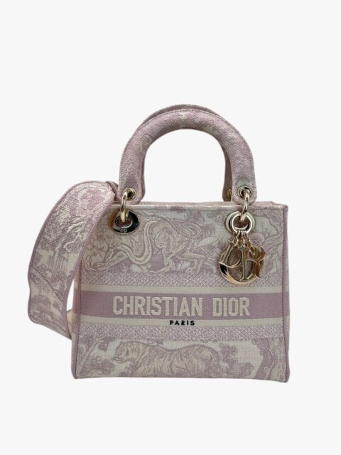DIOR – BORSA LADY D-LITE MEDIA TESSUTO JACQUARD