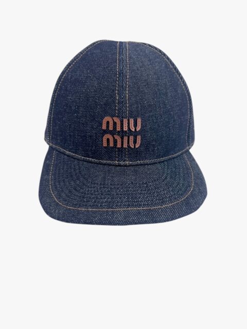 MIU MIU – CAPPELLO DA BASEBALL IN DENIM