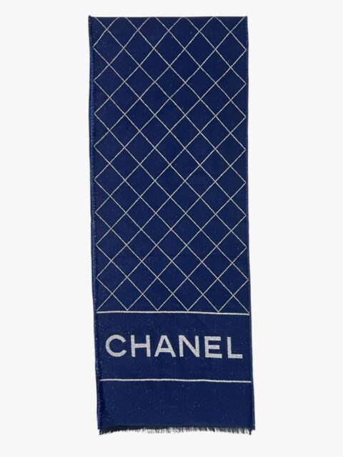 CHANEL – SCIARPA MISTO LANA CASHMERE DETTAGLI LUREX