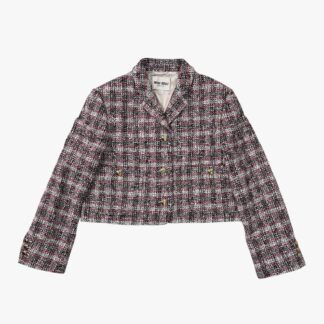 MIU MIU - GIACCA CORTA IN TWEED MULTICOLOR