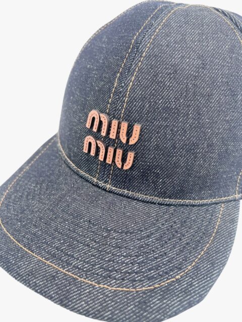 MIU MIU – CAPPELLO DA BASEBALL IN DENIM