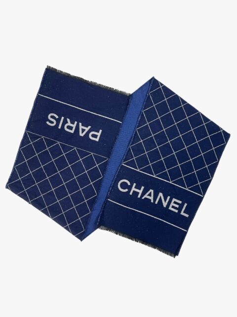 CHANEL – SCIARPA MISTO LANA CASHMERE DETTAGLI LUREX