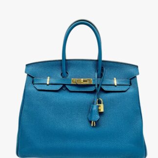 HERMÈS - BORSA BIRKIN 35 GHW PELLAME TOGO IZMIR