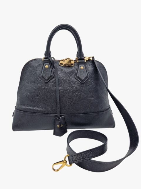 LOUIS VUITTON – BORSA ALMA PM PELLE EMPREINTE NERA GHW