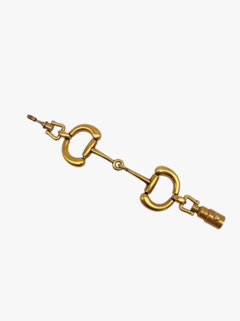 GUCCI – BRACCIALE HORSEBIT METALLO OTTONE ANTICATO