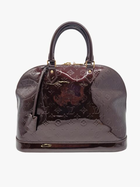 LOUIS VUITTON – BORSA ALMA VERNICE BORDEAUX