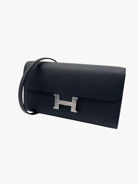 HERMÈS – POCHETTE CONSTANCE TO GO PELLE EPSOM BLACK – PHW