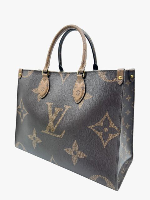 LOUIS VUITTON – BORSA ONTHEGO MM TELA MONOGRAM/REVERSE GHW