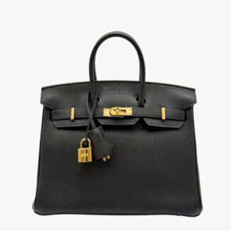 HERMÈS – BORSA BIRKIN 25 TOGO NERO GHW
