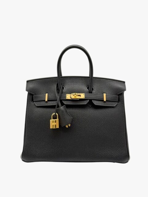 HERMÈS – BORSA BIRKIN 25 TOGO NERO GHW