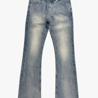 BALENCIAGA - JEANS DENIM COTONE WASHED SFILACCIATO IN VITA - TG. XS 38 ITA