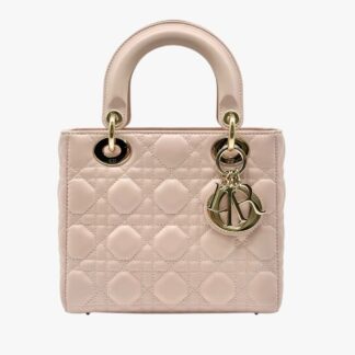 DIOR - BORSA PICCOLA LADY DIOR MY ABC AGNELLO ROSA PALLIDO - LGHW