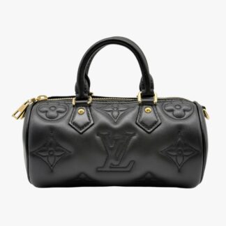 LOUIS VUITTON - BORSA PAPILLON PELLE EMPREINTE NERO - GHW