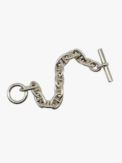 HERMÈS – BRACCIALE CHAÎNE D’ANCRE MODELLO GRANDE ARGENTO