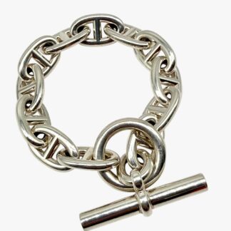 HERMÈS - BRACCIALE CHAÎNE D’ANCRE MODELLO GRANDE ARGENTO